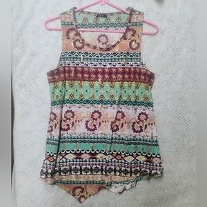 Storybuk Women's M Top Gypsy Boho Free Spirit Fairycore Cottagecore Peasent Y2k
